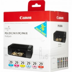 Canon  (PGI-29) Original Ink cartridge multi pack C,M,Y,PC,PM,RY (4873B005)