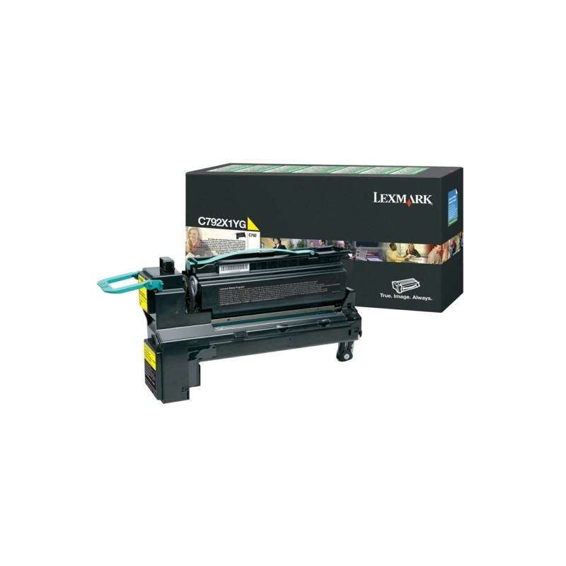 Lexmark Original Toner cartridge yellow return program (C792X1YG)