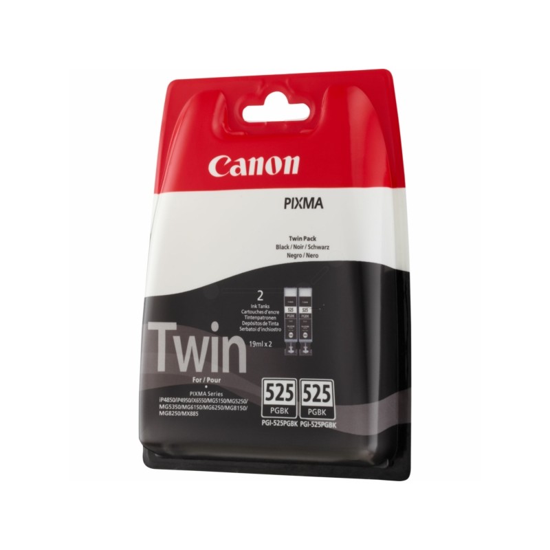 Canon  (PGI-525 PGBK) Original Ink cartridge black pigmented twin pack (4529B010)