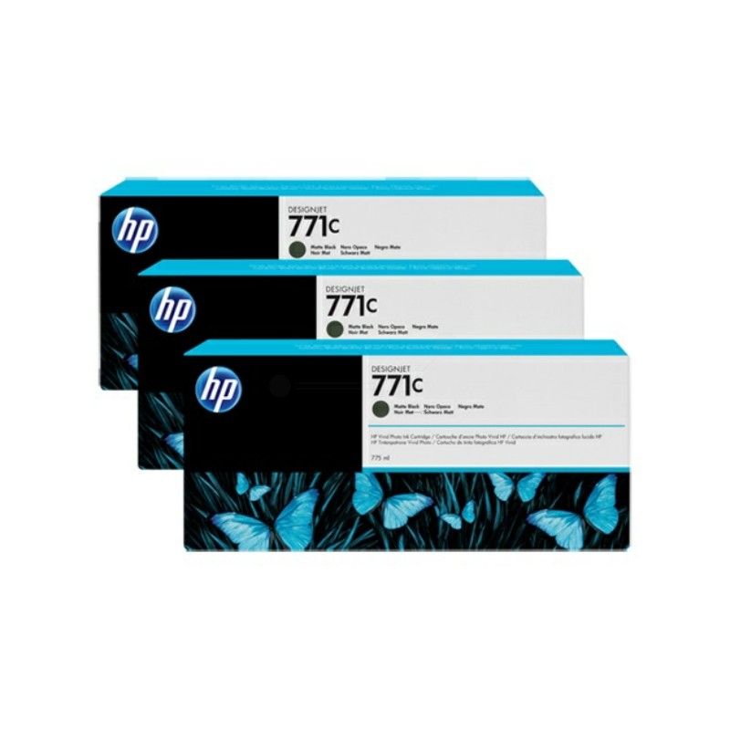 HP  (771C) Original Ink cartridge black matt (B6Y31A)