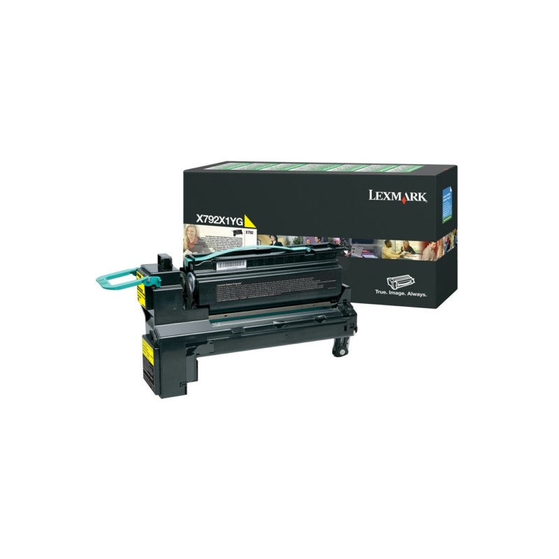Lexmark Original Toner cartridge yellow return program (X792X1YG)