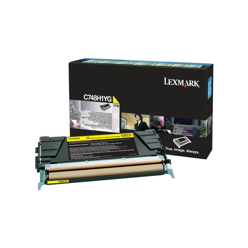 Lexmark Original Toner cartridge yellow return program (C748H1YG)