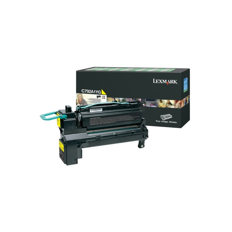 Lexmark Original Toner cartridge yellow return program (C792A1YG)