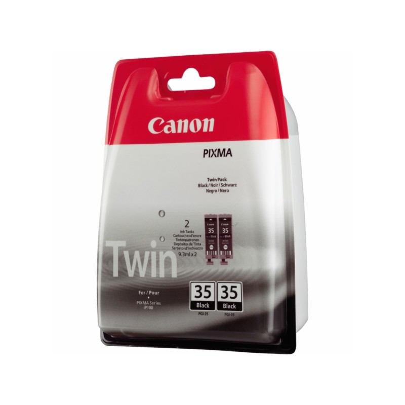 Canon  (PGI-35 BK) Original Ink cartridge black twin pack (1509B012)