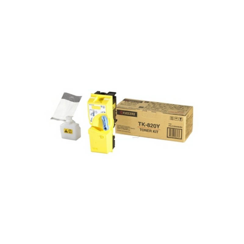 Kyocera  (TK-820 Y) Original Toner yellow (1T02HPAEU0)