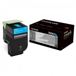Lexmark  (700X2) Original Toner-kit cyan (70C0X20)