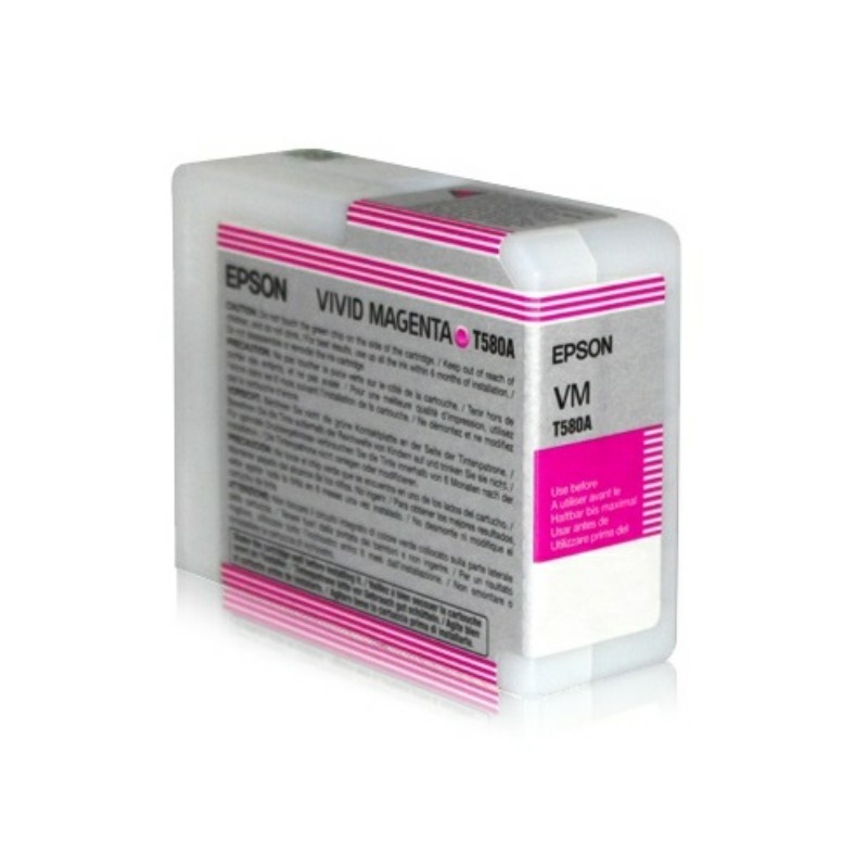 Epson  (T580A) Original Ink cartridge magenta Vivid (C13T580A00)