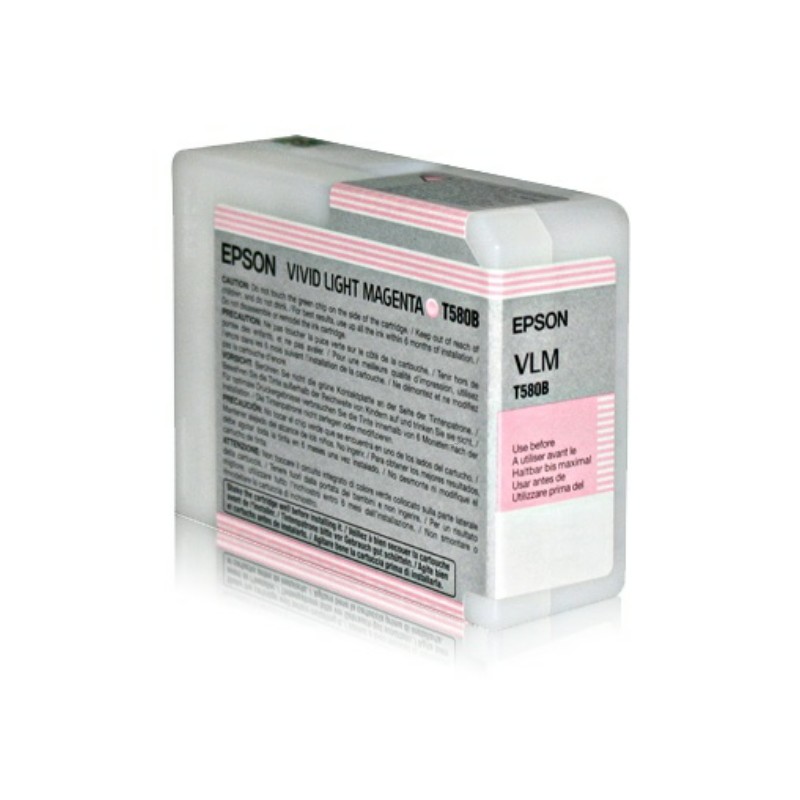 Epson  (T580B) Original Ink cartridge bright magenta (C13T580B00)