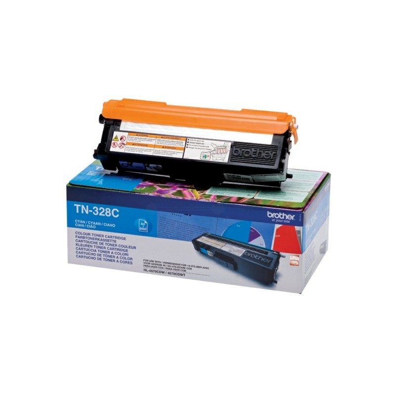 Brother Original Toner cyan (TN-328C)