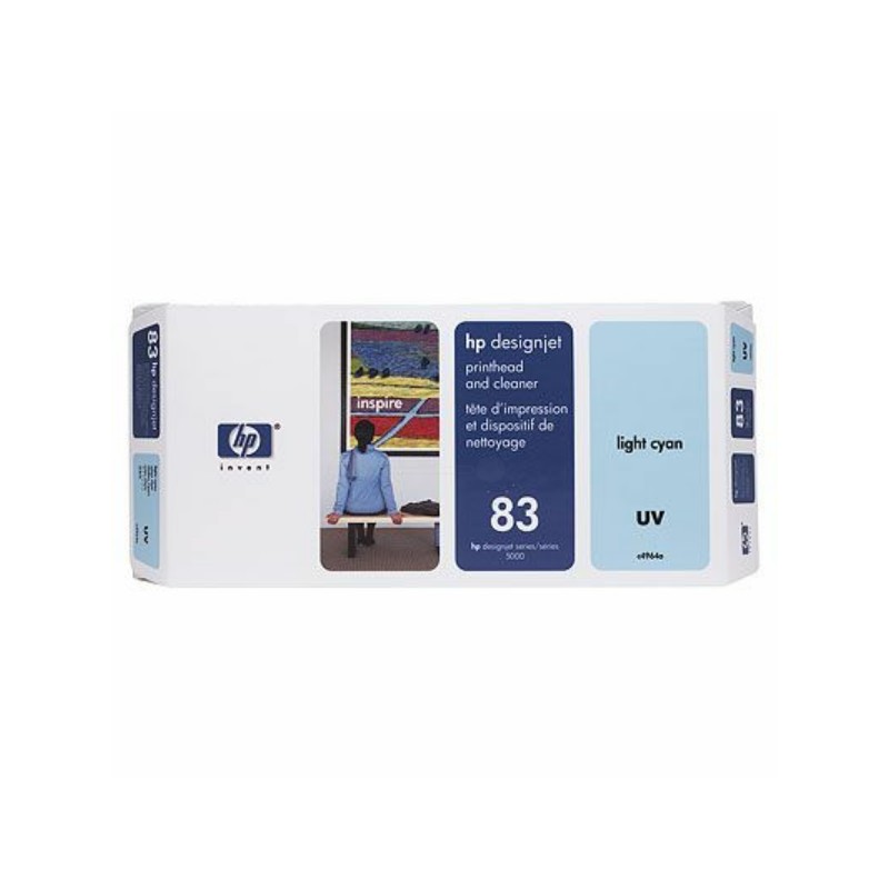 HP  (83) Original Printhead light cyan UV+ Cleaning-kit (C4964A)