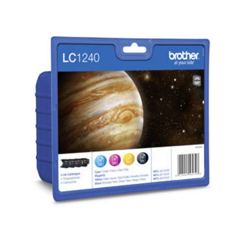 Brother Original Ink cartridge multi pack Bk,C,M,Y (LC-1240VALBP)