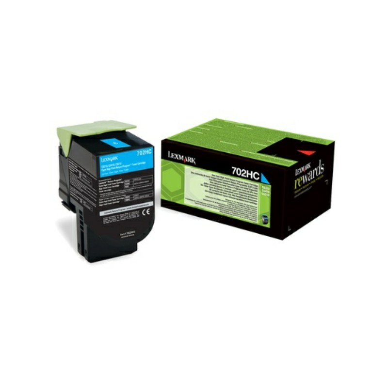 Lexmark  (702HC) Original Toner-kit cyan return program (70C2HC0)