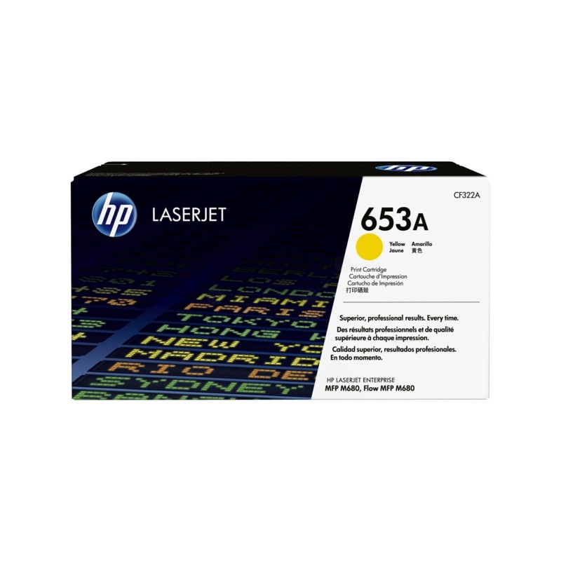 HP  (653A) Original Toner cartridge yellow (CF322A)