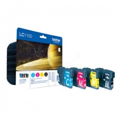 Brother Original Ink cartridge multi pack Bk,C,M,Y (LC-1100VALBP)