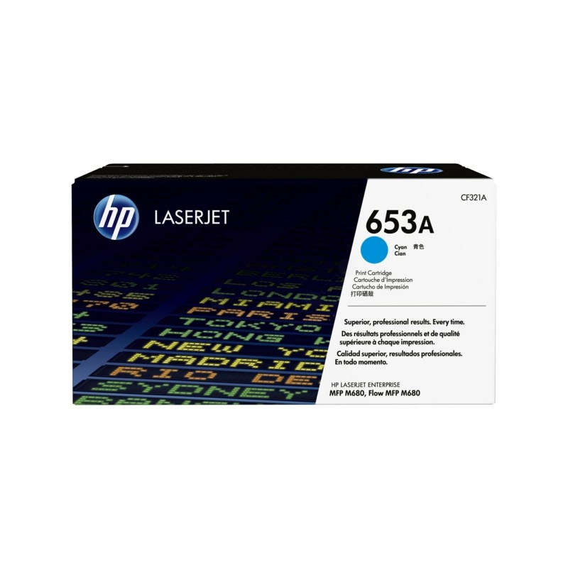 HP  (653A) Original Toner cartridge cyan (CF321A)