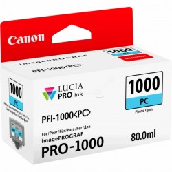 Canon  (PFI-1000 PC) Original Ink cartridge bright cyan (0550C001)