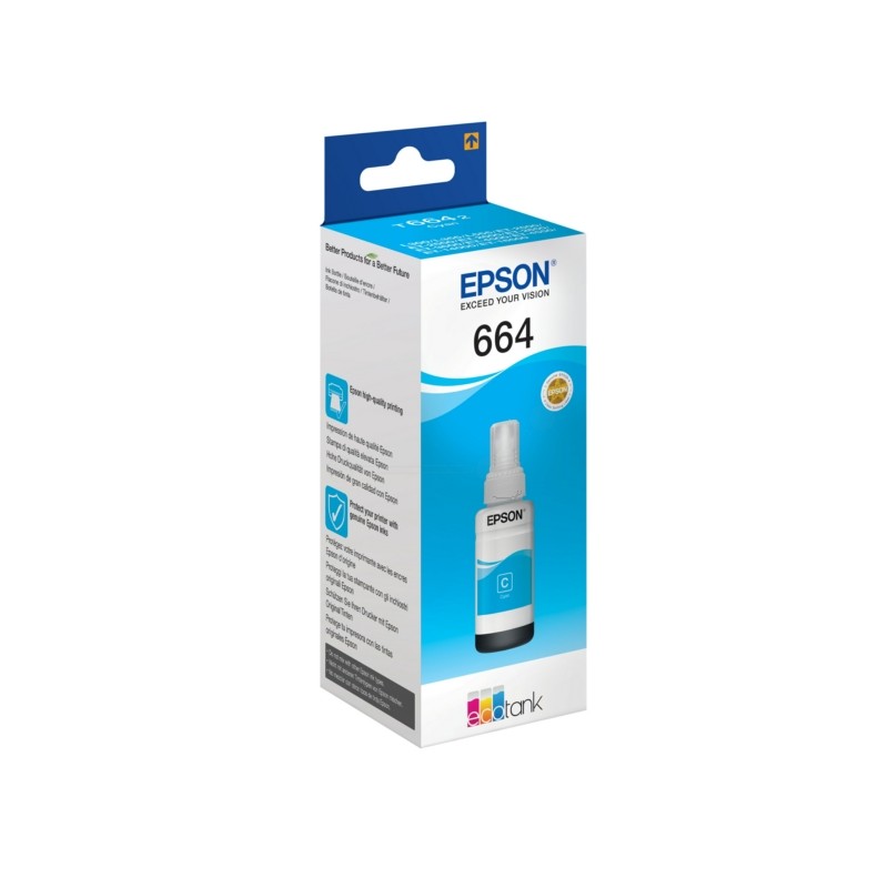 Epson  (664) Original Ink tank cyan (C13T664240)