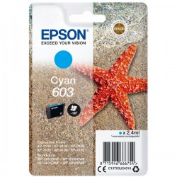 Epson  (603) Original Ink cartridge cyan (C13T03U24010)