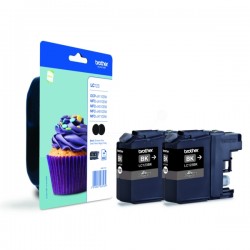Brother Original Ink cartridge black twin pack (LC-123BKBP2)