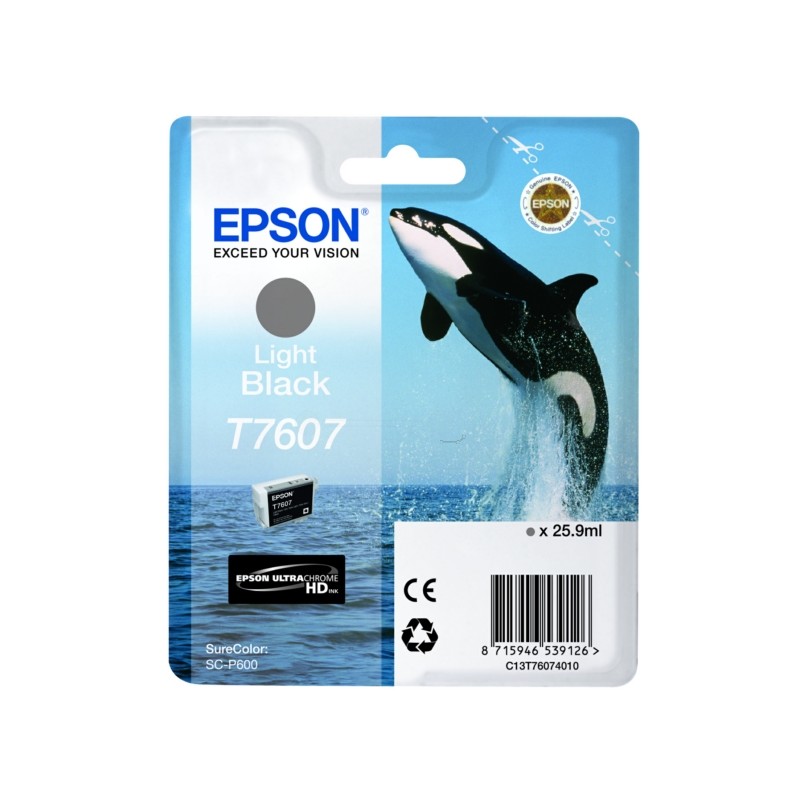 Epson  (T7607) Original Ink cartridge gray (C13T76074010)