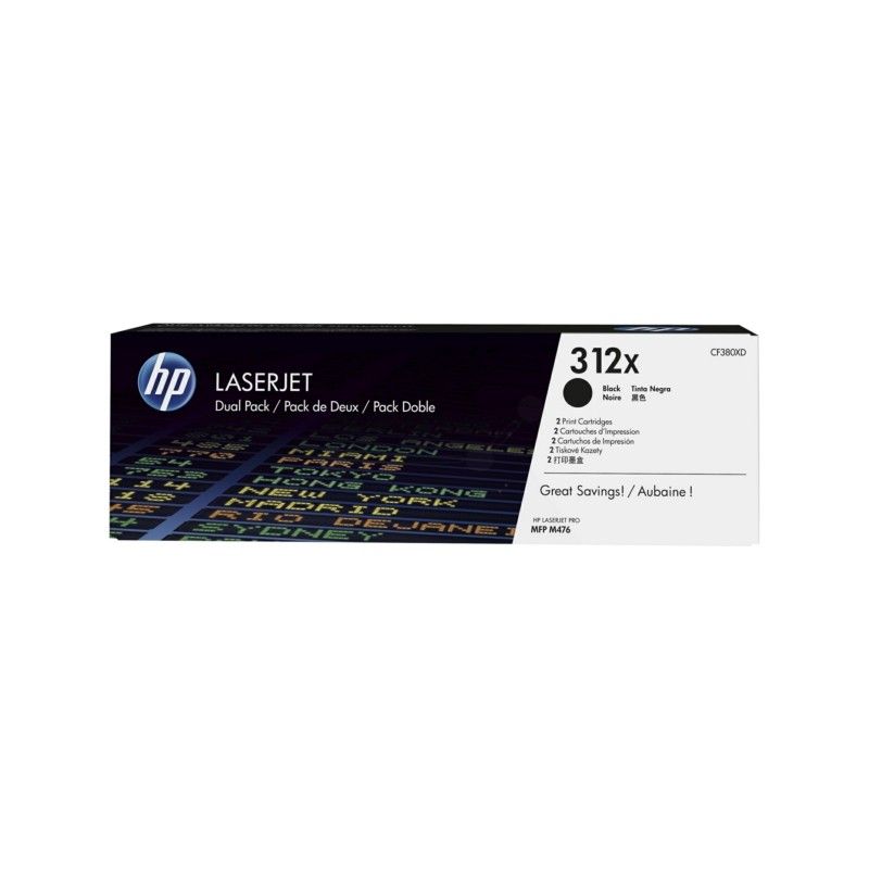 HP  (312XD) Original Toner cartridge black twin pack (CF380XD)