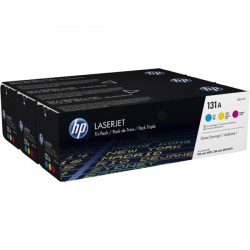 HP  (131A) Original Toner cartridge Rainbow-Kit (c,m,y) (U0SL1AM)