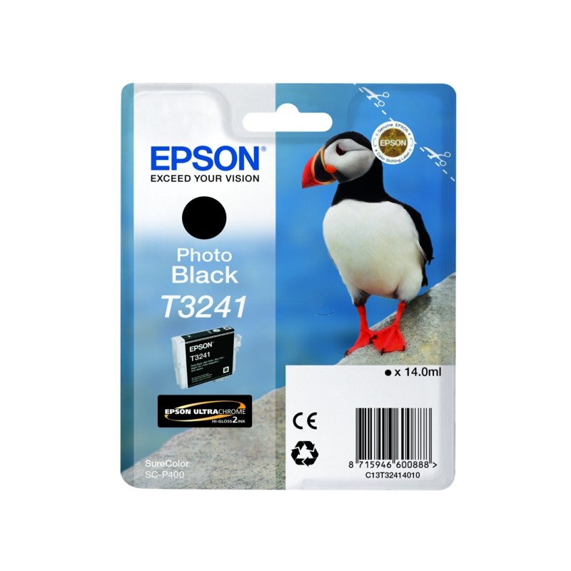 Epson  (T3241) Original Ink cartridge black (C13T32414010)
