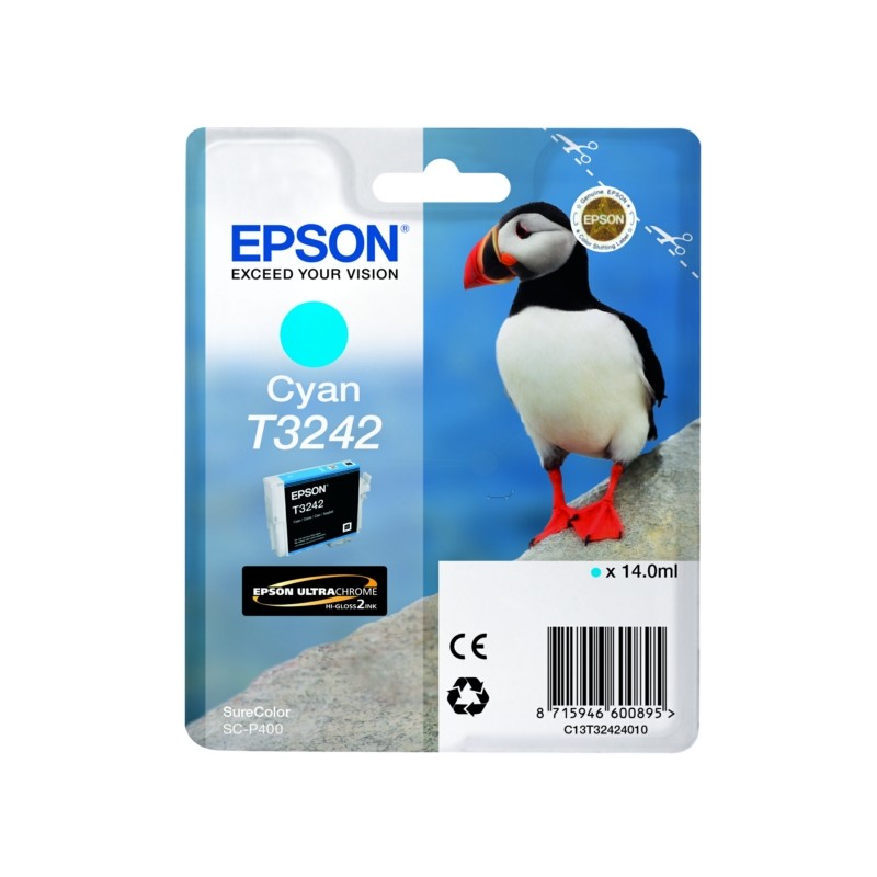 Epson  (T3242) Original Ink cartridge cyan (C13T32424010)