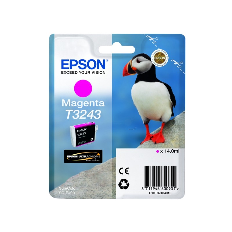 Epson  (T3243) Original Ink cartridge magenta (C13T32434010)