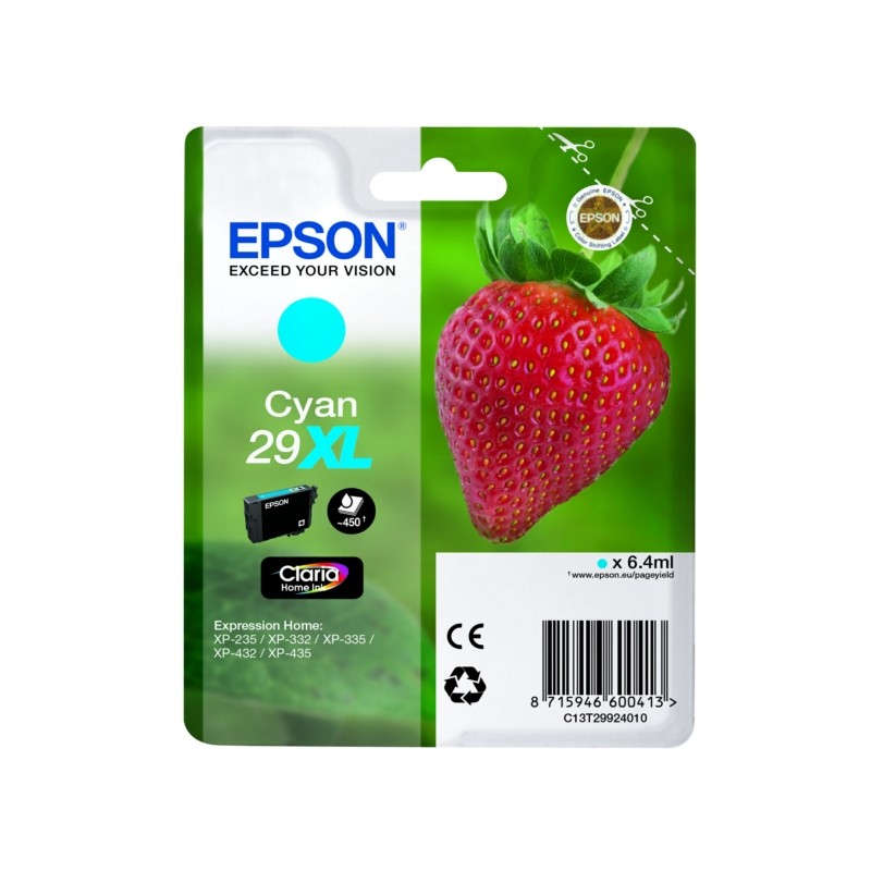 Epson  (29XL) Original Ink cartridge cyan (C13T29924012)