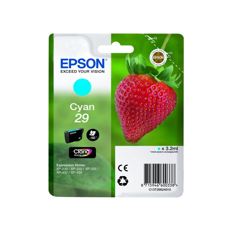 Epson  (29) Original Ink cartridge cyan (C13T29824012)