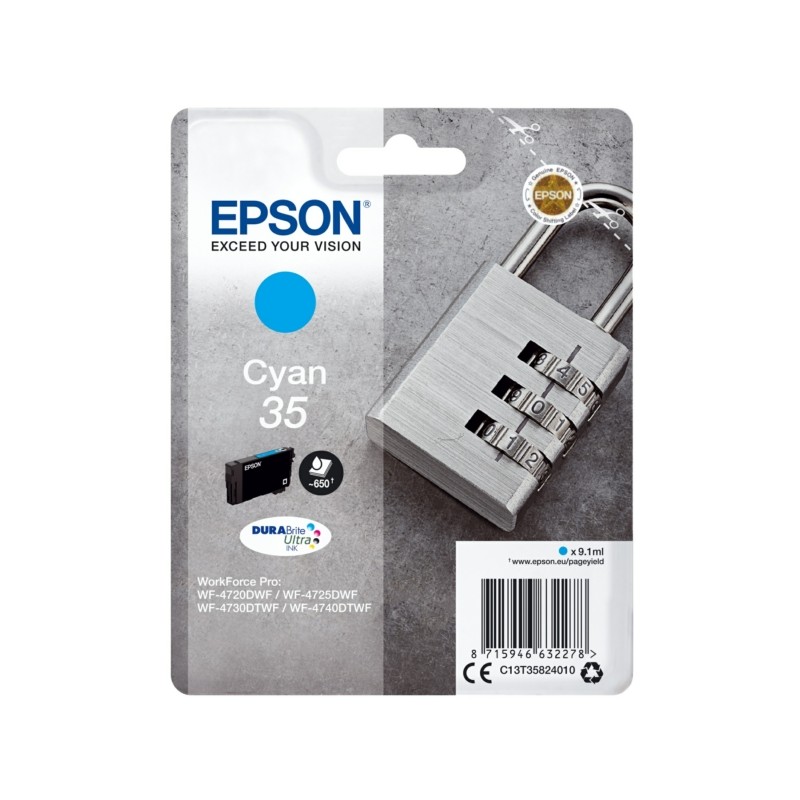 Epson  (35) Original Ink cartridge cyan (C13T35824010)