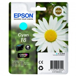 Epson  (18) Original Ink cartridge cyan (C13T18024012)