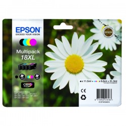 Epson  (18XL) Original Ink cartridge multi pack Bk,C,M,Y (C13T18164012)