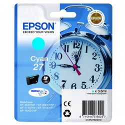 Epson  (27) Original Ink cartridge cyan (C13T27024012)