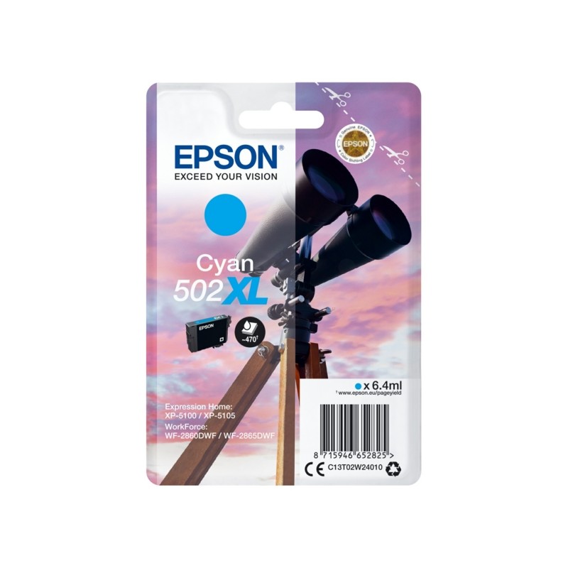 Epson  (502XL) Original Ink cartridge cyan (C13T02W24010)