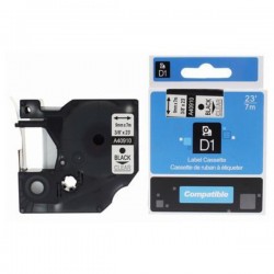 Dymo  (S0720670) Compatible DirectLabel-etikettes black on Transparent(S0720670)