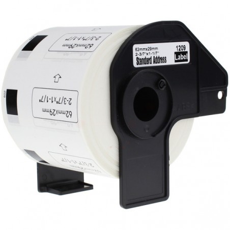 Die-Cut Length Tapes DK-11209 DK-1209, Small Address White Paper Labels And Barcode DK11209 Dk1209 Compatible With Brother Ql Label Printers (62mm X 29mm 800 Labels Per Roll) I.147109281