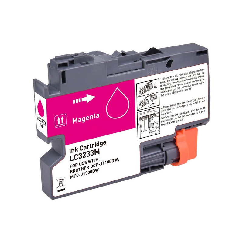 Brother  (LC3233M) Compatible Ink cartridge magenta(11511103)