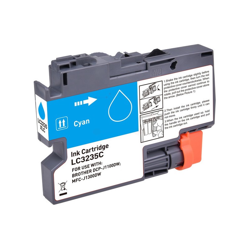 Brother  (LC3235XLC) Compatible Ink cartridge cyan(11511302)