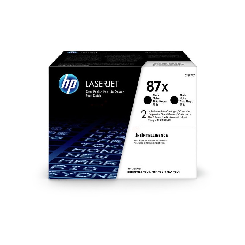 HP  (87X) Original Toner cartridge twin pack (CF287XD)