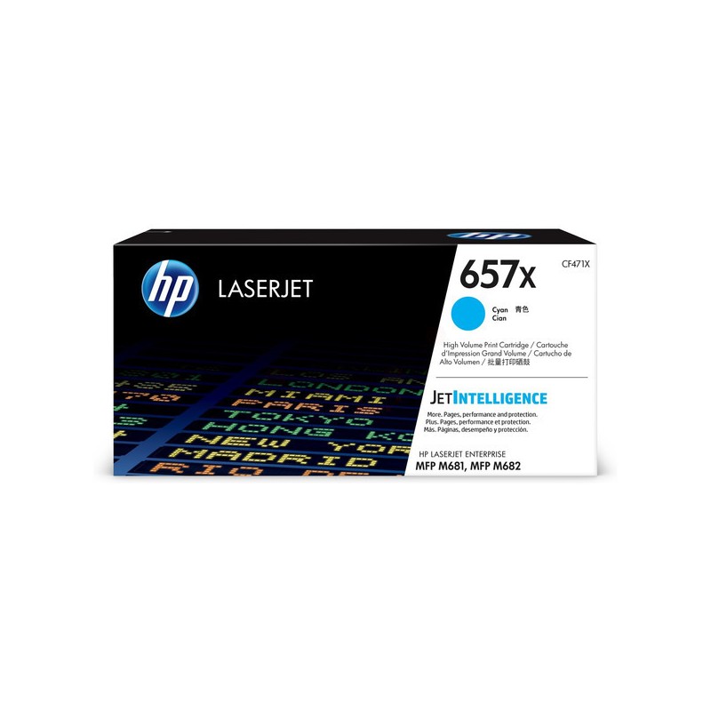 HP  (657X) Original Toner cartridge cyan (CF471X)