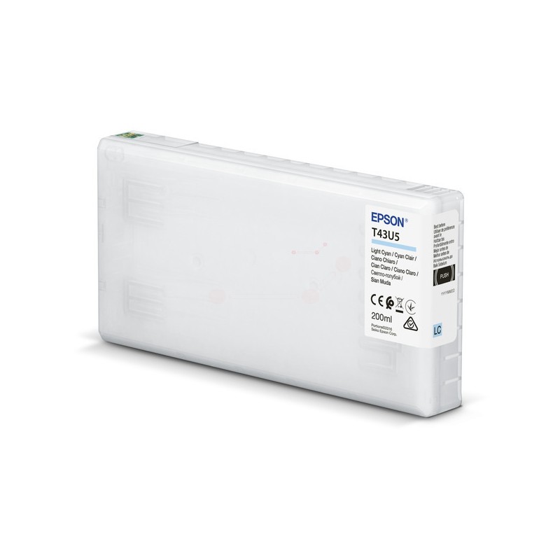 Epson  (T43U5) Original Ink cartridge bright cyan (C13T43U540)