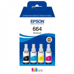Epson  (664) Original Ink bottle multi pack Bk,C,M,Y (C13T664640)