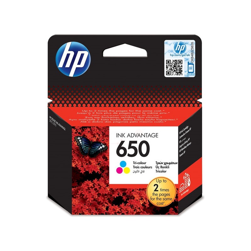 HP  (650) Original Printhead cartridge color (CZ102AE)