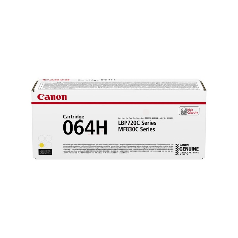 Canon  (064 HY) Original Toner cartridge yellow (4932C001)