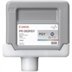 Canon  (PFI-302 PGY) Original Ink cartridge gray photo (2218B001)