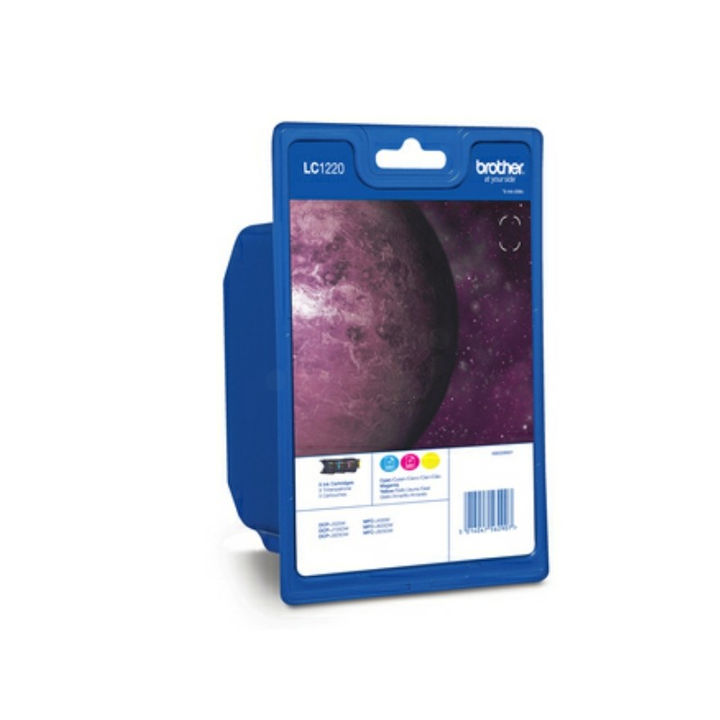 Brother Original Ink cartridge multi pack C,M,Y (LC-1220RBWBPDR)