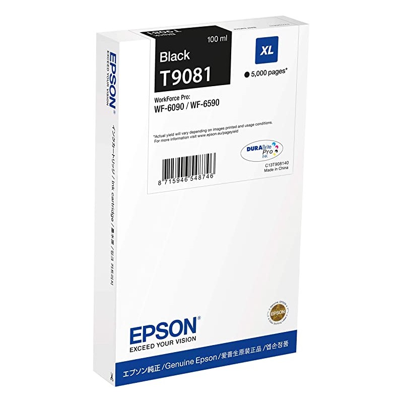 Epson  (T9081) Original Ink cartridge black XL (C13T908140)