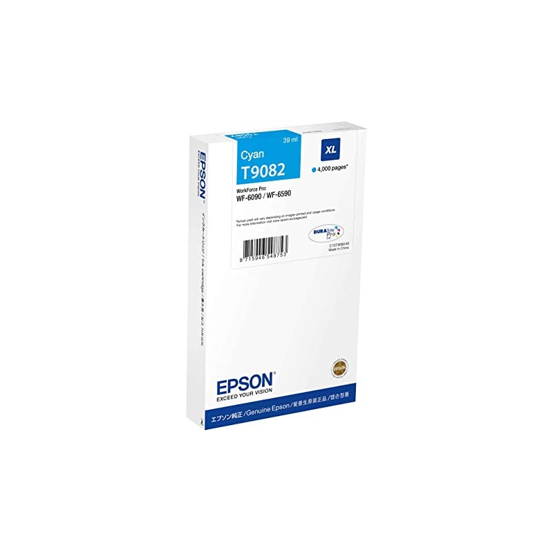 Epson  (T9082) Original Ink cartridge cyan XL (C13T908240)